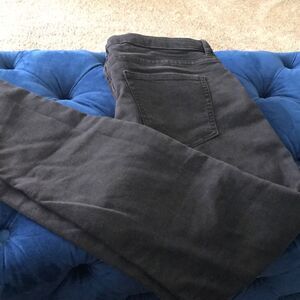 NWOT washed black skinny jeans